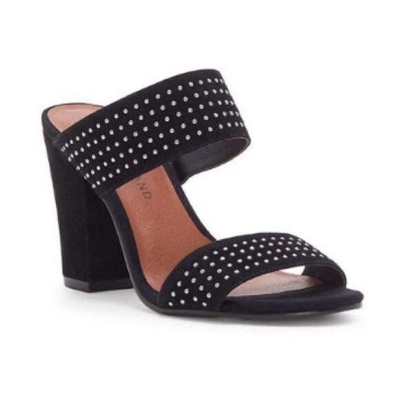 Lucky Brand Mkennah Two Strap Rhinestone Heels size 11 - Picture 1 of 8